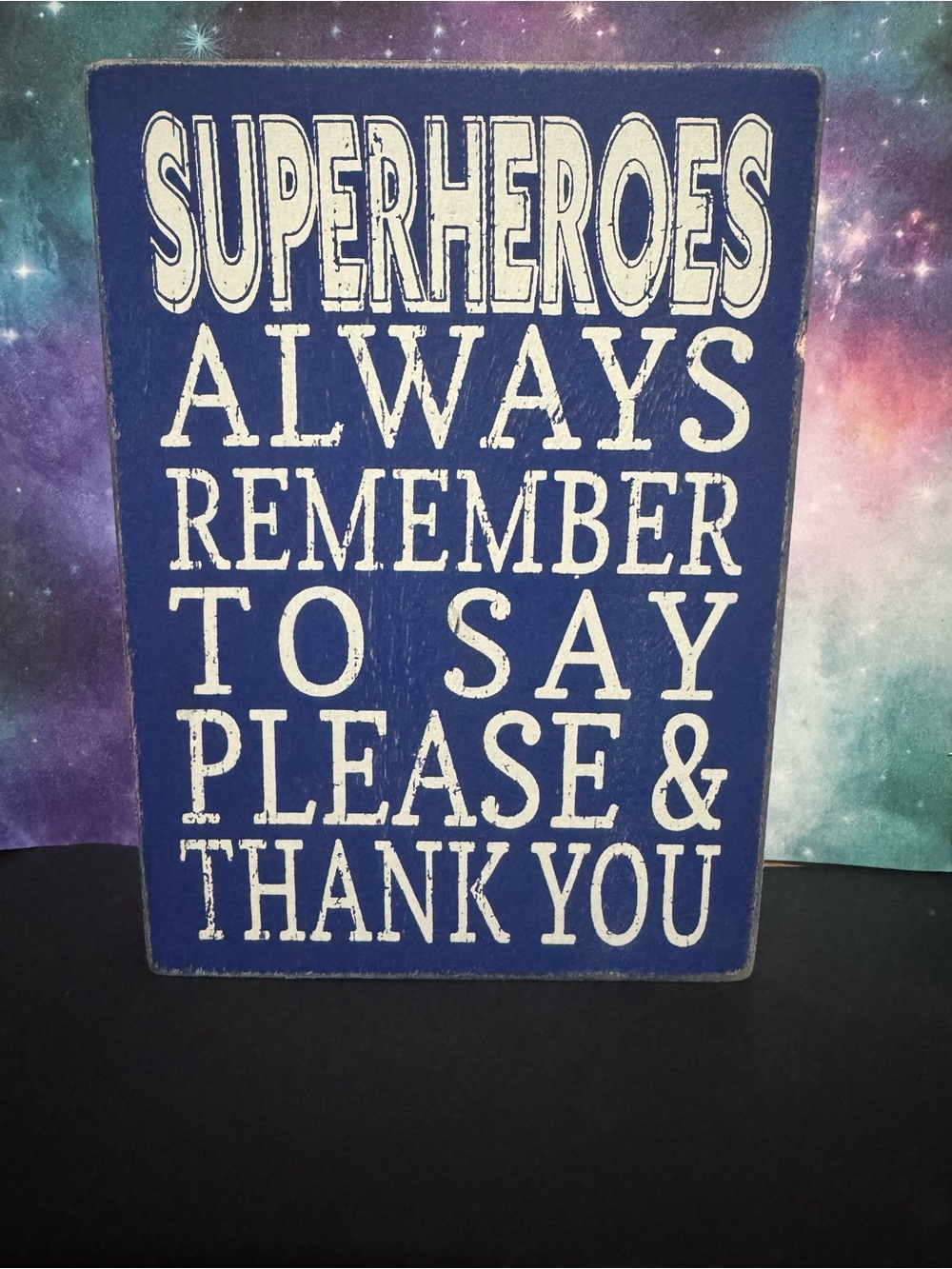 Marvel Superheroes Always Remember… Wall Sign